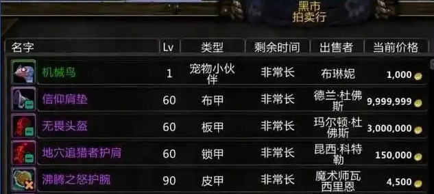 金币的尽头是幻化与坐骑？9.0黑市竞拍背后的疯狂故事
